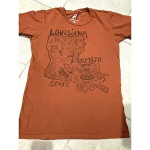 Vintage Rare 90s Mojoware Louisiana  T-Shirt Size XL Womens‎